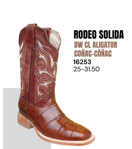 Rodeo Sólida Cl Aligator Coñac-Coñac Dw S. Cuero H-Pr