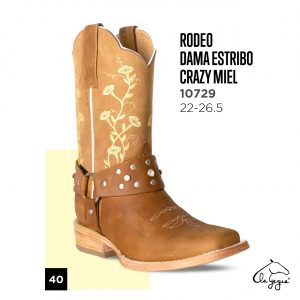 Dama Estribo S. Cuero H-19 Miel O Avellana