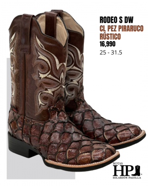 Rodeo Sólida Cl Pez Piraruco Rústico Shedròn Dw S. R. H-R