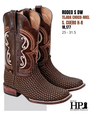 Rodeo Sòlida Chinela Tejida Choco, Miel S. Cuero H-R