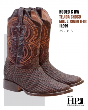 Rodeo Sòlida Chinela Tejida Choco, Miel S. Cuero H-R Muestra