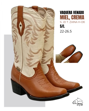 Z P.Único Vaquera Venado Miel, Crema S. John Deere T. Zaina H-D6