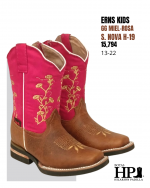 N Erns Gg Miel Rosa S. Nova H-19 Bordado Amarillo Flores