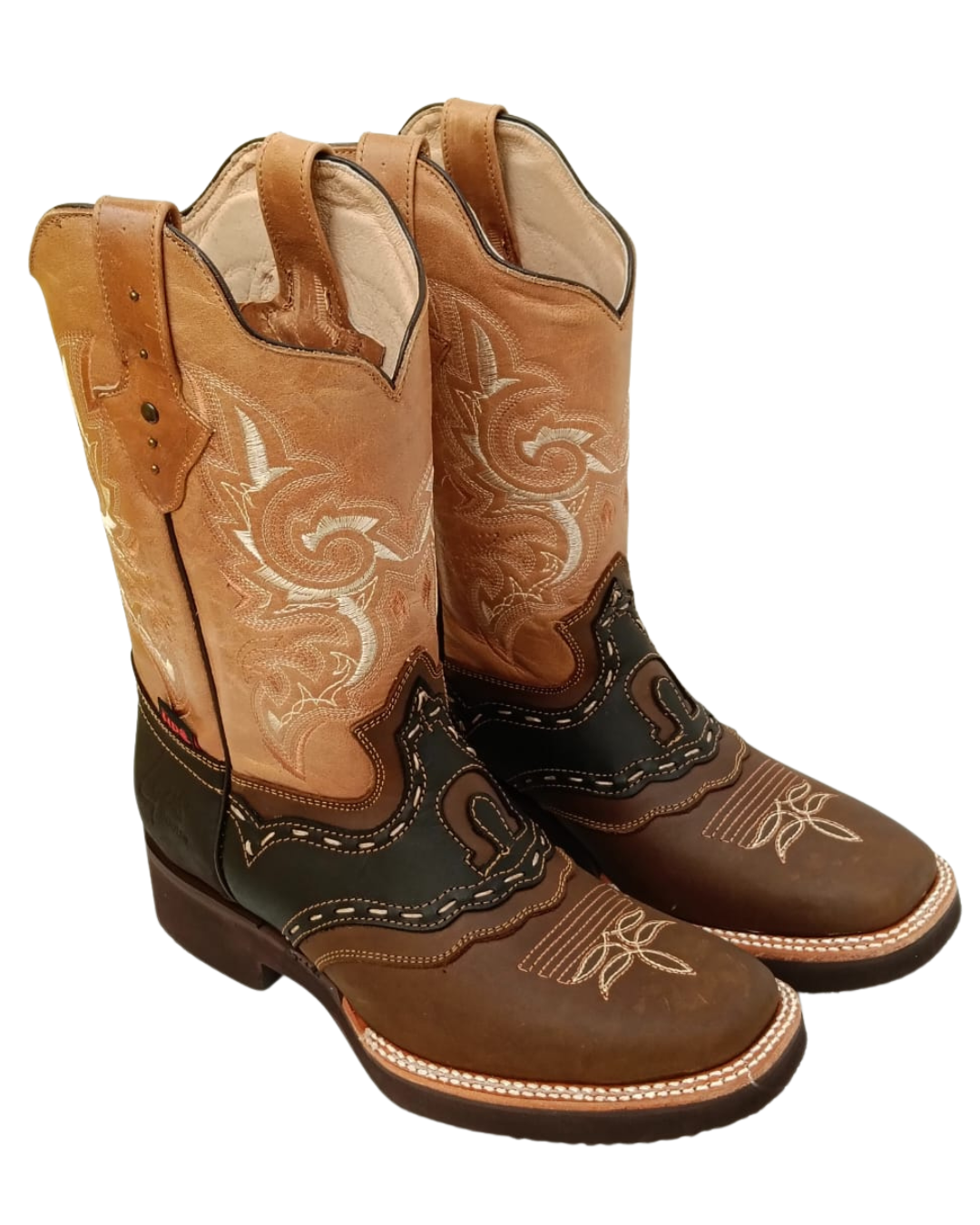 Rodeo A. Herradura Papaya-Choco-Amarillo. S. Confort H-Hp - Imagen 4