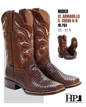 Rodeo Sólida Cl Armadillo Café-Choco Dw S. Cuero H-R