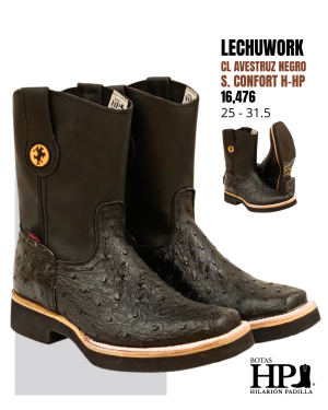 Lechuwork Cl Aveztruz Negro S. Confort H-Hp