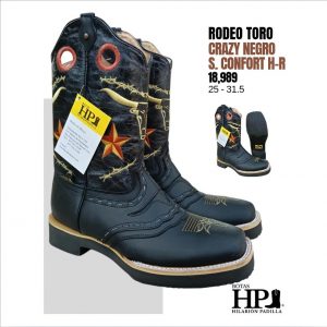 Rodeo A. Toro Crazy Negro-Negro B.E S. Confort H-R