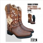 D Estribo Nobuck Texas S. John Deere H-19