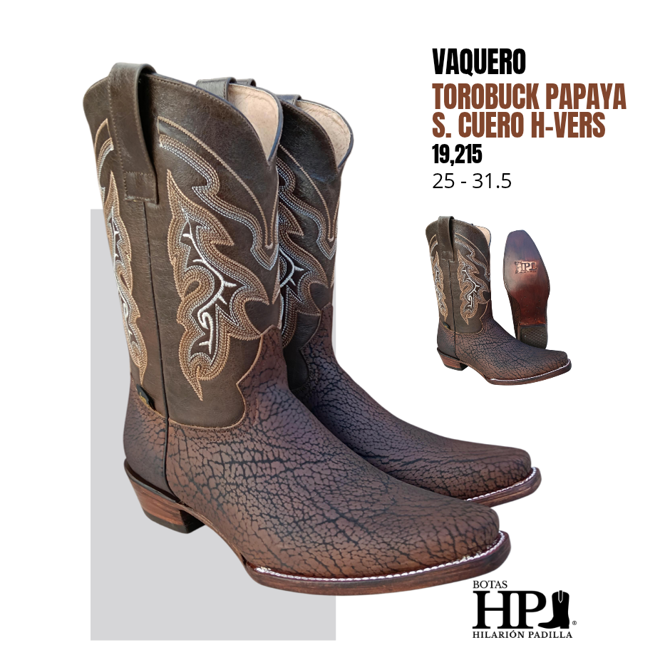 Vaquero Torobuck Papaya-Choco S. Cuero H-Vers