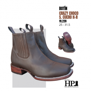 Botín Crazy Choco S. Cuero H-R