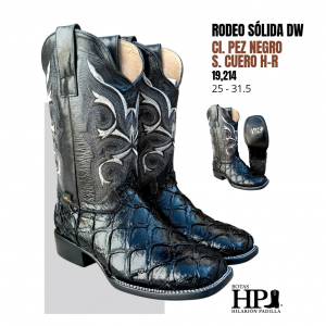 Rodeo Sólida Dw Cl Pez Negro-Negro S. Cuero H-R