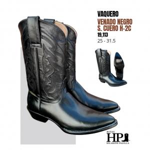 Vaquero Venado Negro S. Cuero H-2C