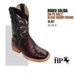 Rodeo Sólida Pg Bally Black Chery Negro Dw S.Cuero H-R