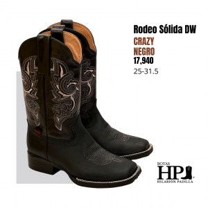 Rodeo Sólida Crazy Negro, Negro S. Confort H-Hp