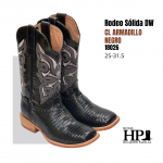 Rodeo Sólida Dw Cl Armadillo Negro S. Cuero H-R